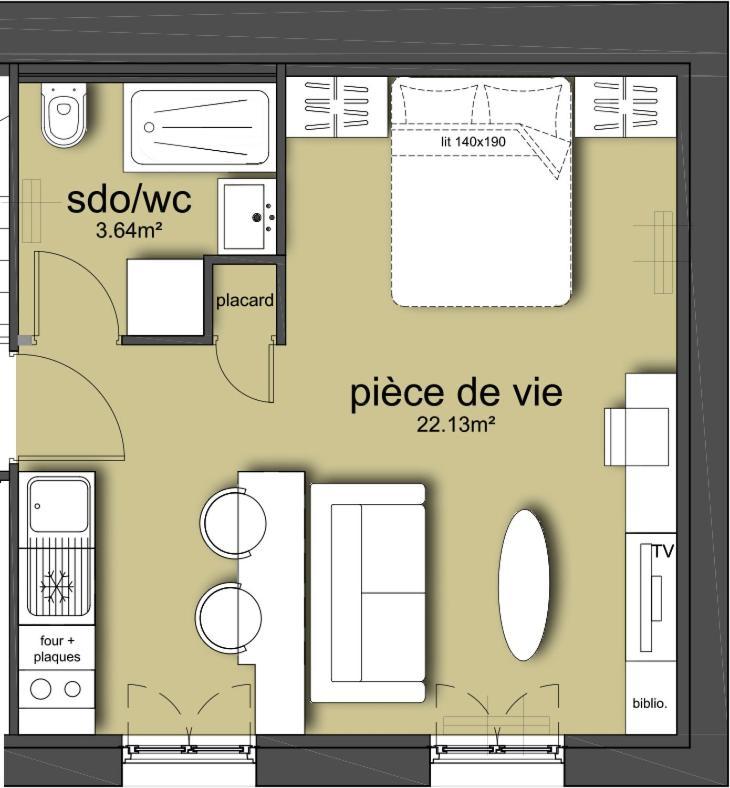 L'Audacieux Studio Lumineux Renove Et Equipe En Centre Ville Fontenay-le-Comte Buitenkant foto